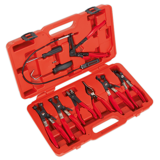 9pc Hose Clip Removal Tool Set