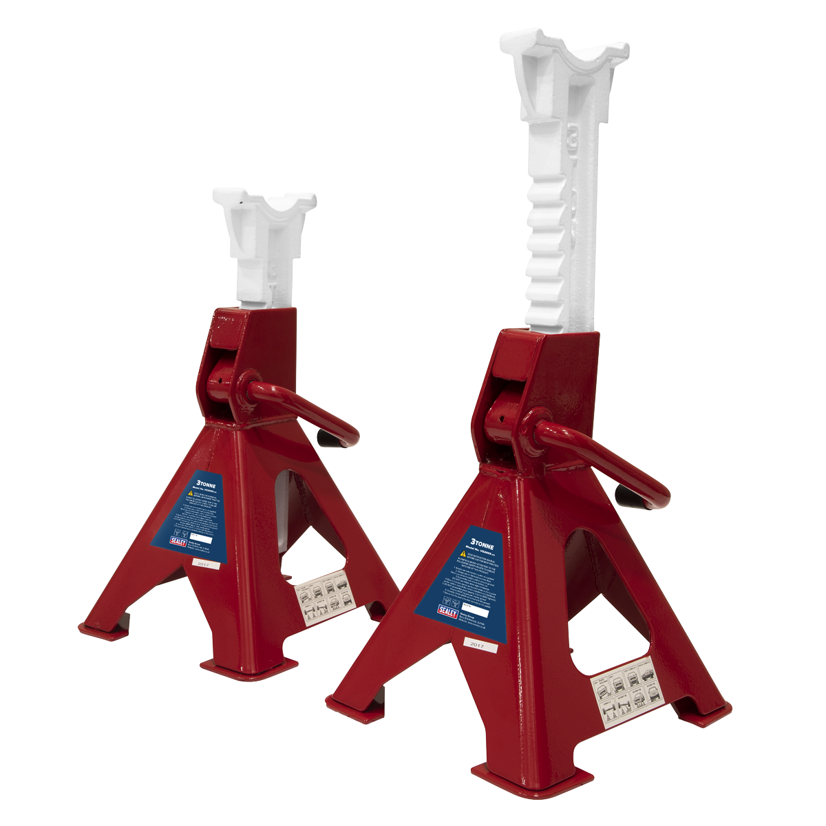 Ratchet Type Axle Stands (Pair) 3 Tonne Capacity per Stand