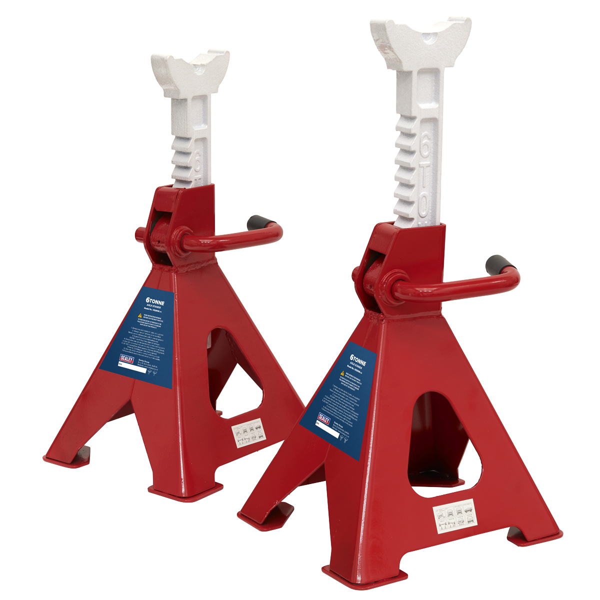 Ratchet Type Axle Stands (Pair) 6 Tonne Capacity per Stand