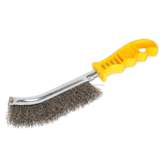 Stainless Steel Wire Brush - Plastic Handle