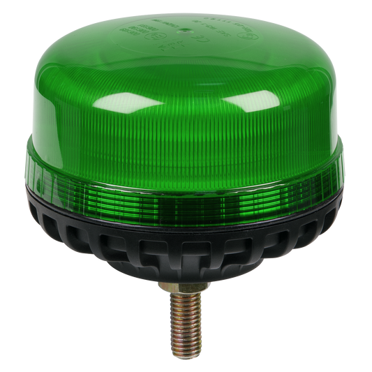 12V/24V SMD LED Warning Beacon with 12mm Bolt Fixing - Green