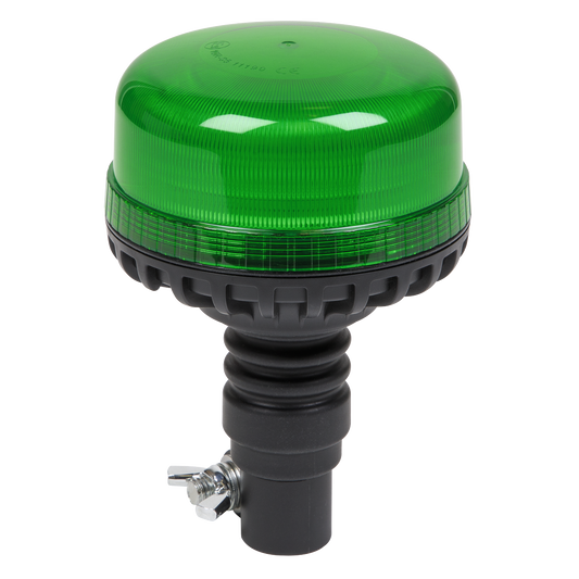 12V/24V SMD LED Warning Beacon with Flexible Spigot Fixing - Green