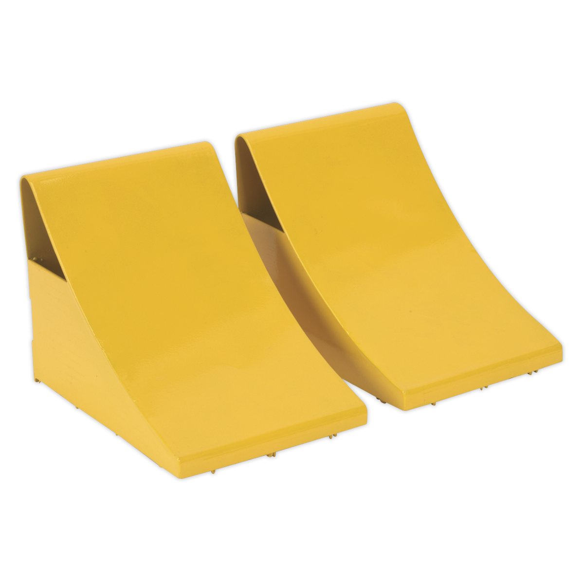 Heavy-Duty Steel Wheel Chocks 4kg - Pair