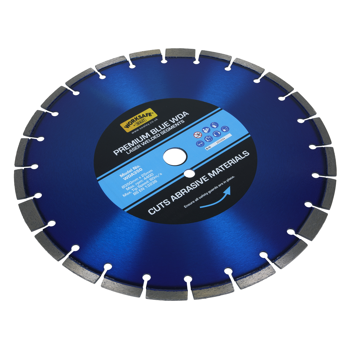 Ø350 x 25mm Premium Blue WDA Diamond Blade