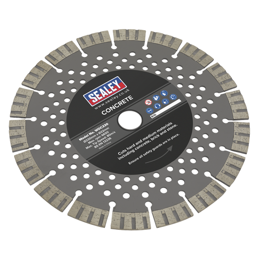 Ø230mm Concrete Cutting Disc Dry Use