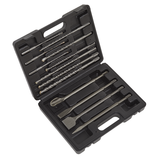 13pc SDS Plus Drill Bit & Chisel Set