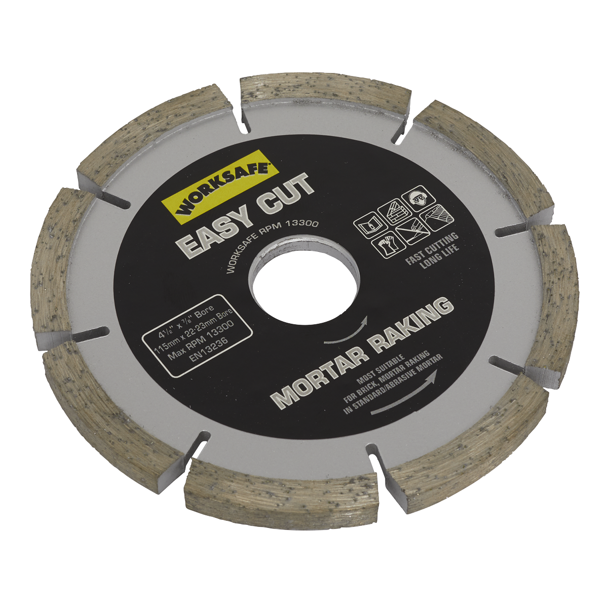 Ø115 x Ø22mm Easy Cut Diamond Blade - Mortar Raker