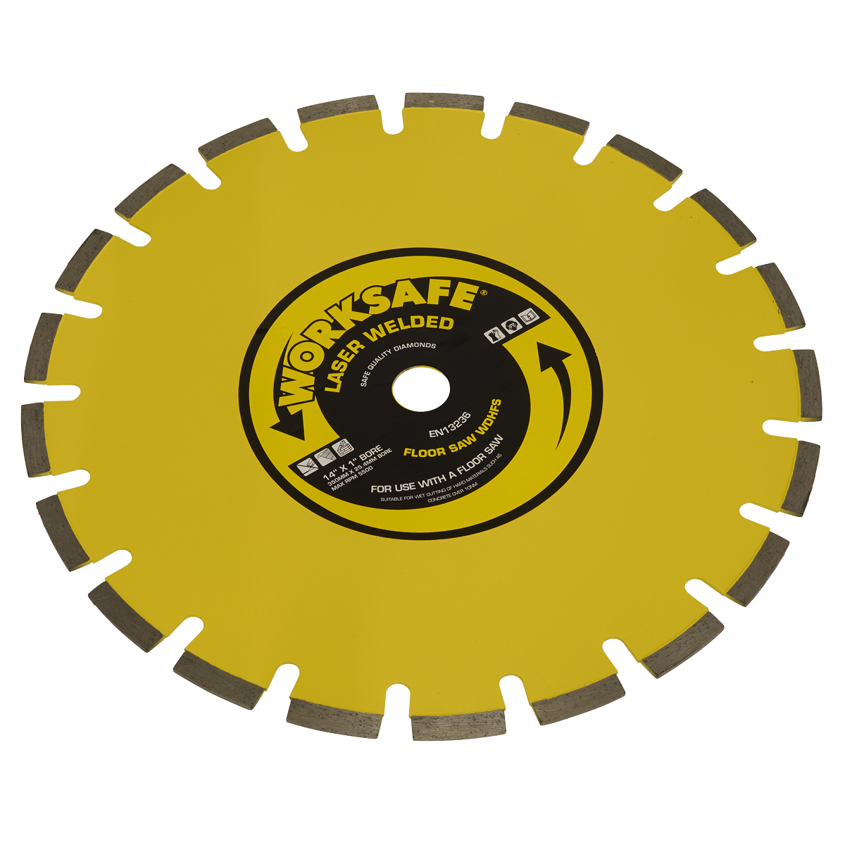 Ø350 x Ø25mm Floor Saw Blade (Hard)