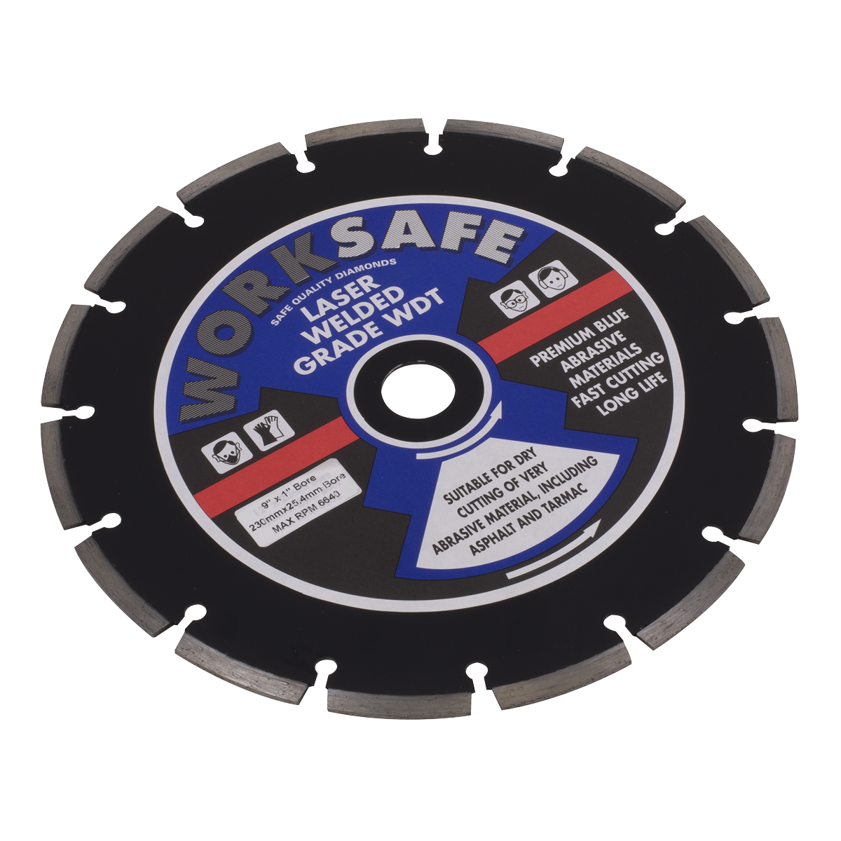 Ø230 x Ø22mm Asphalt/Tarmac Diamond Blade