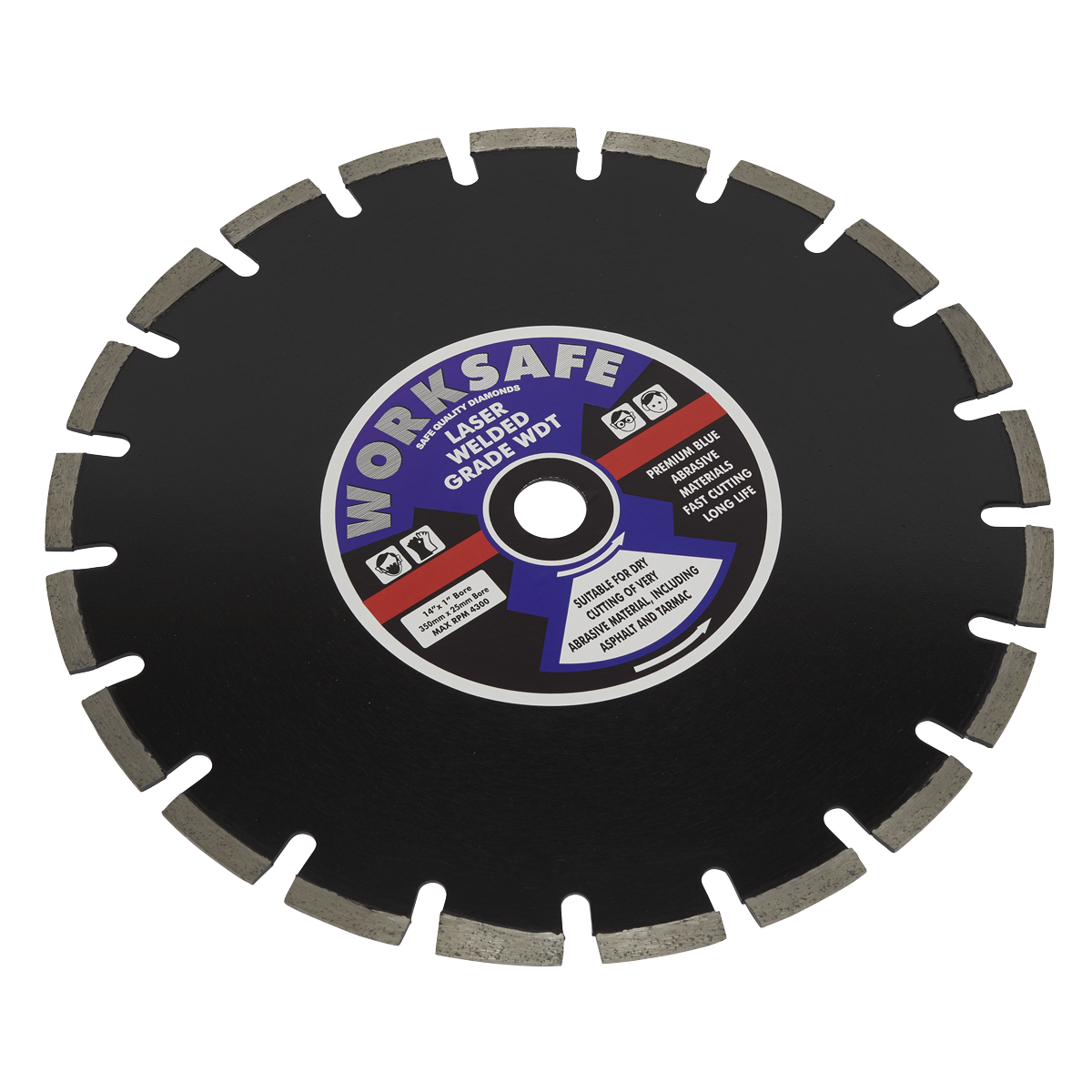 Ø350 x 25mm Asphalt/Tarmac Diamond Blade