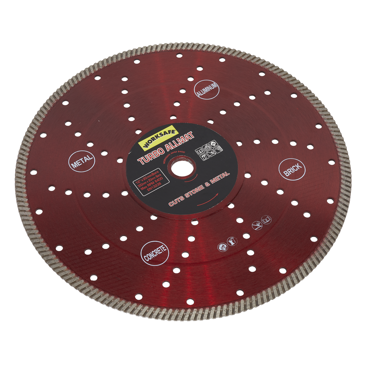 Ø300 x Ø20mm Turbo Allmat Diamond Blade