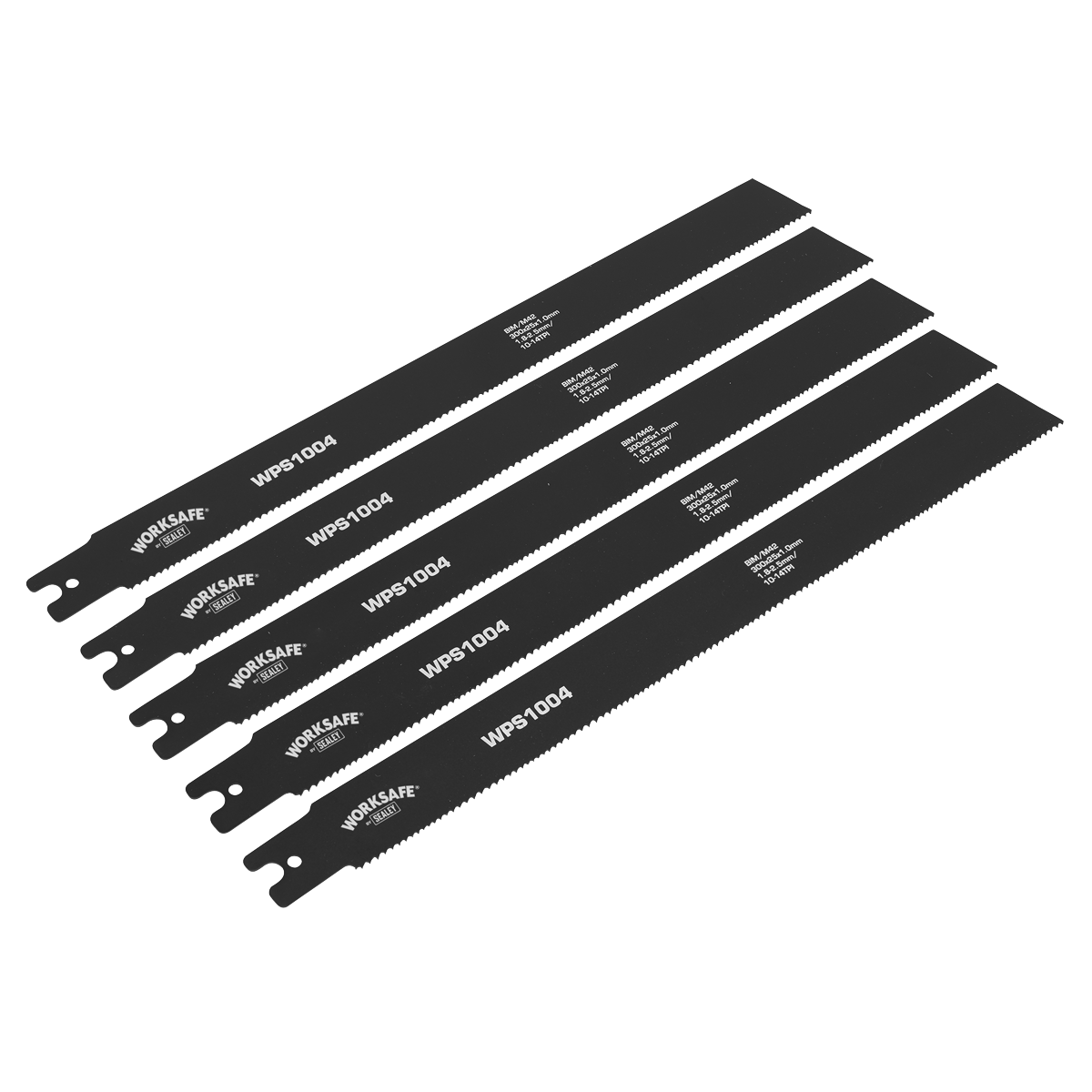 300 x 25 x 1mm 10-14tpi Pipe Saw Blade - Pack of 5