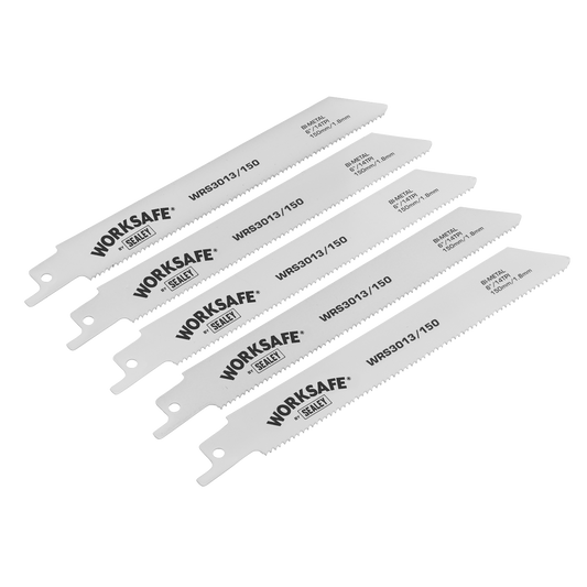 150mm 14tpi Reciprocating Saw Blade - Pack of 5