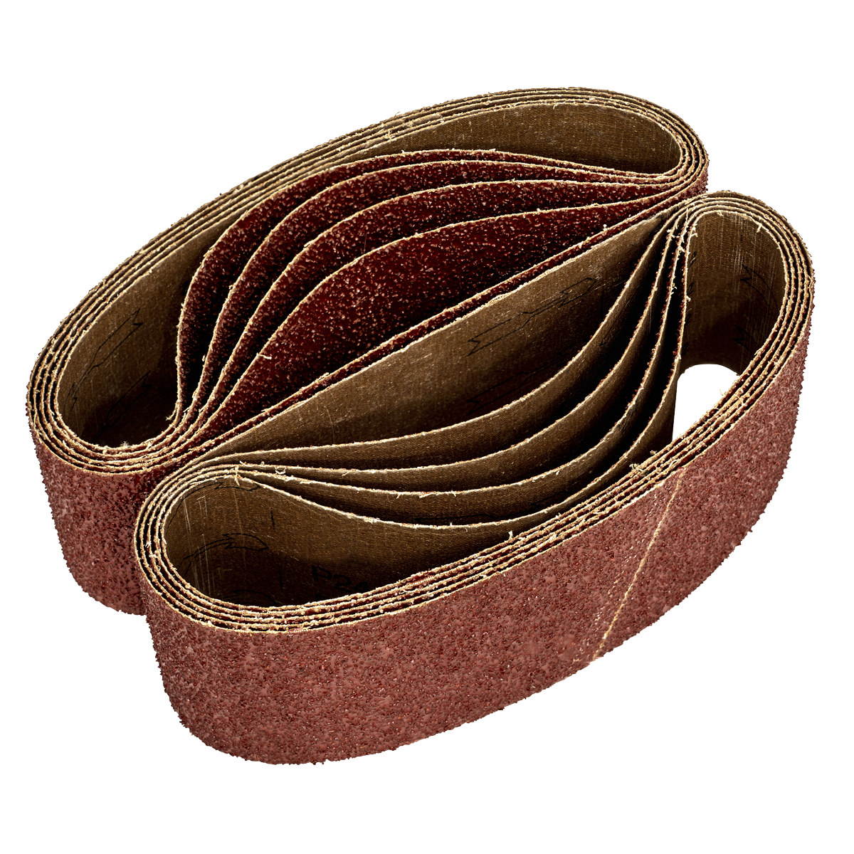 75 x 533mm Sanding Belt 24Grit - Pack of 5