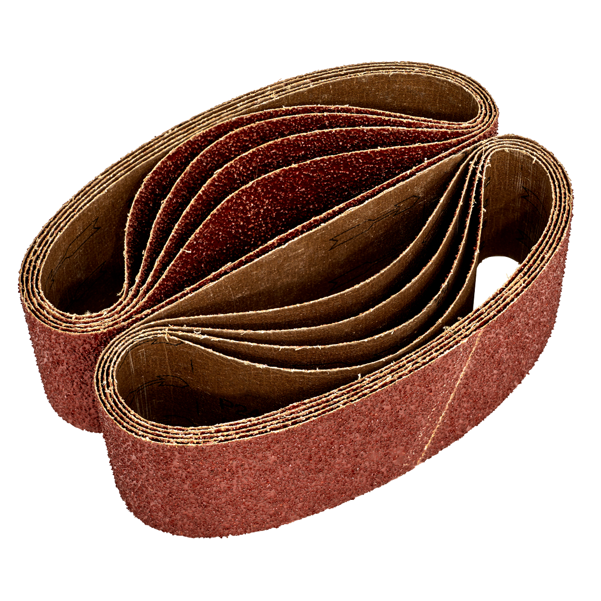 75 x 533mm Sanding Belt 40Grit - Pack of 10