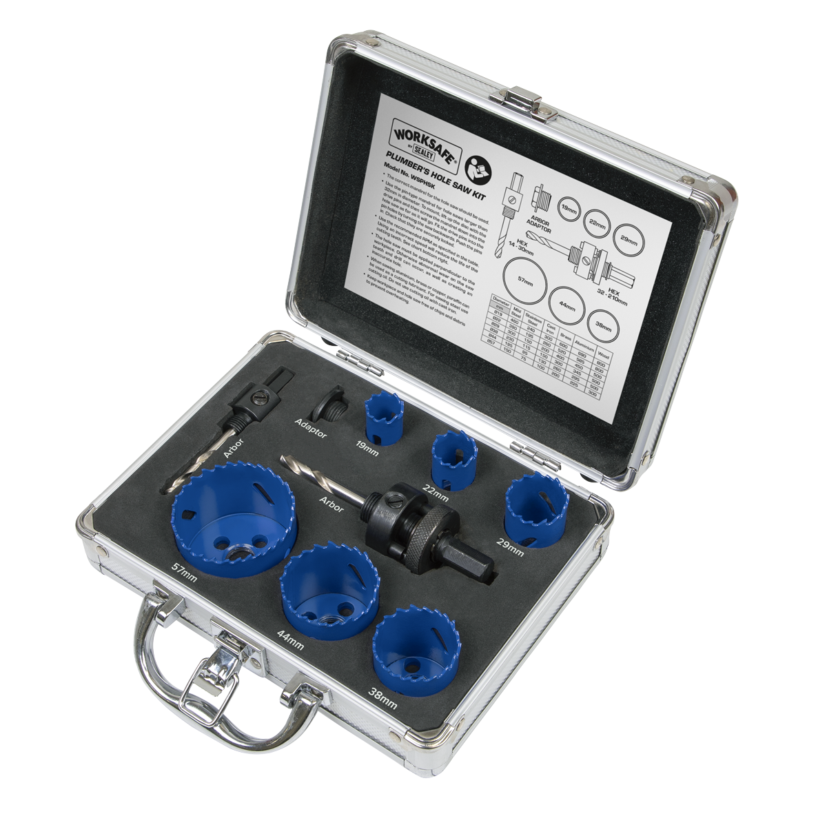 9pc Plumber's Hole Saw Kit