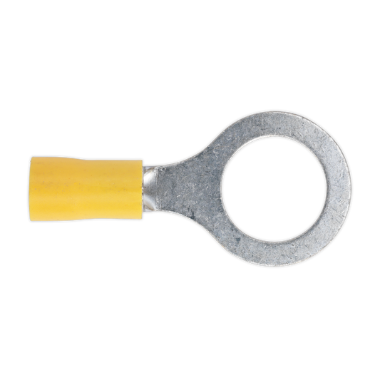 Ø13mm (1/2") Yellow Easy-Entry Ring Terminal - Pack of 100