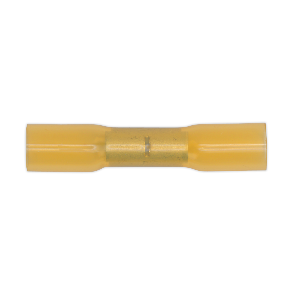 Ø6.8mm Yellow Heat Shrink Butt Connector Terminal - Pack of 50